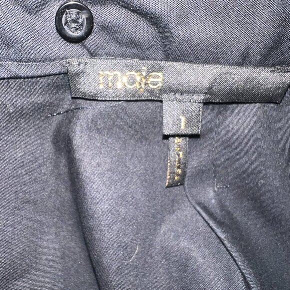 Maje cotton tie back cotton blouse size 1 - Picture 6 of 8